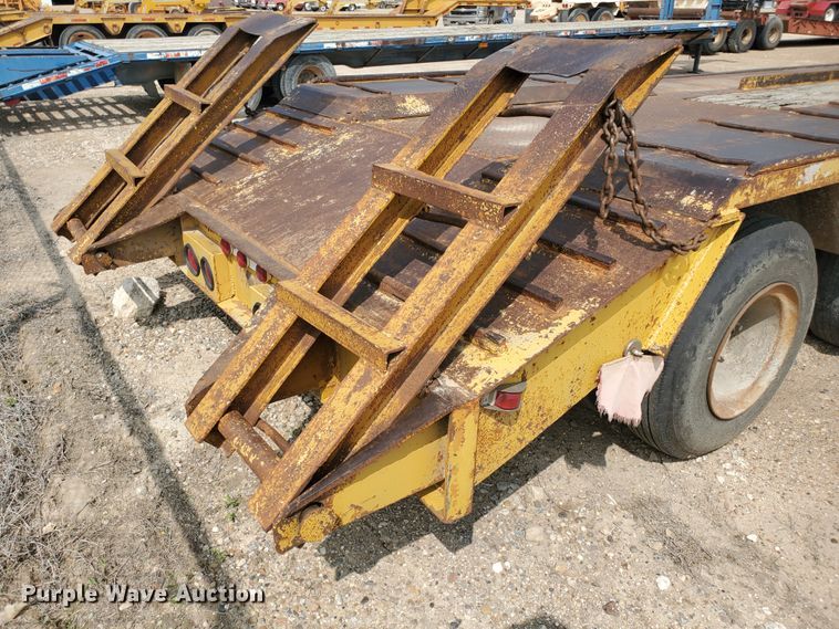 image for item DD0321 1982 Tech Steel equipment trailer