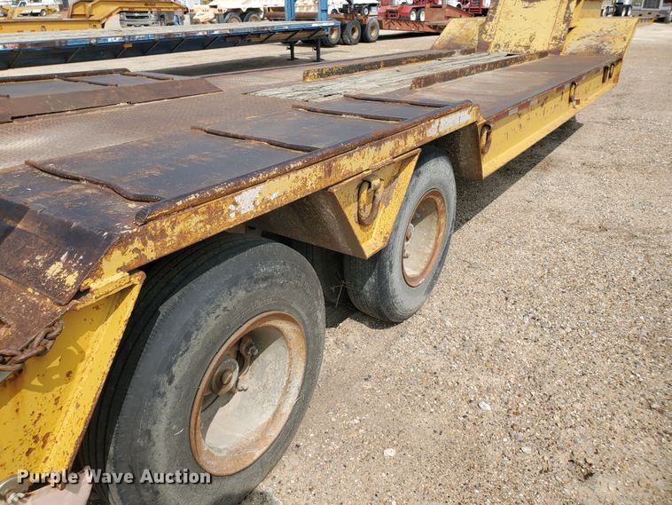 image for item DD0321 1982 Tech Steel equipment trailer