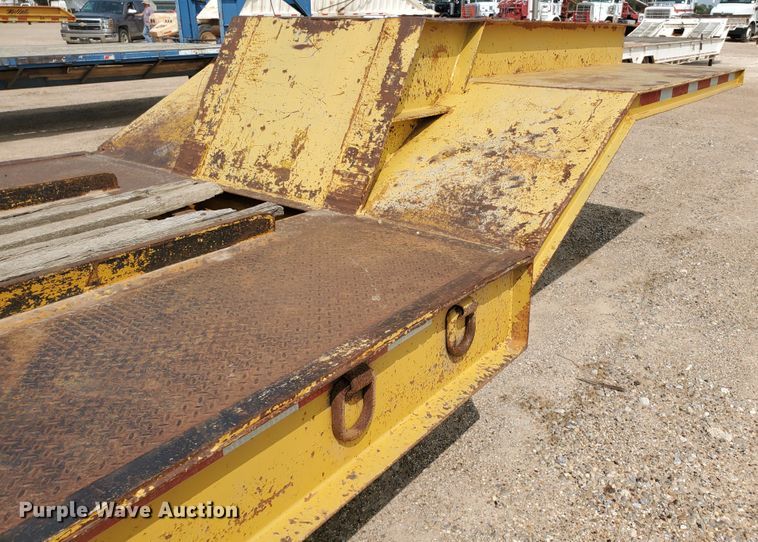 image for item DD0321 1982 Tech Steel equipment trailer