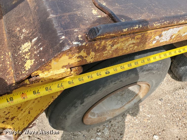 image for item DD0321 1982 Tech Steel equipment trailer