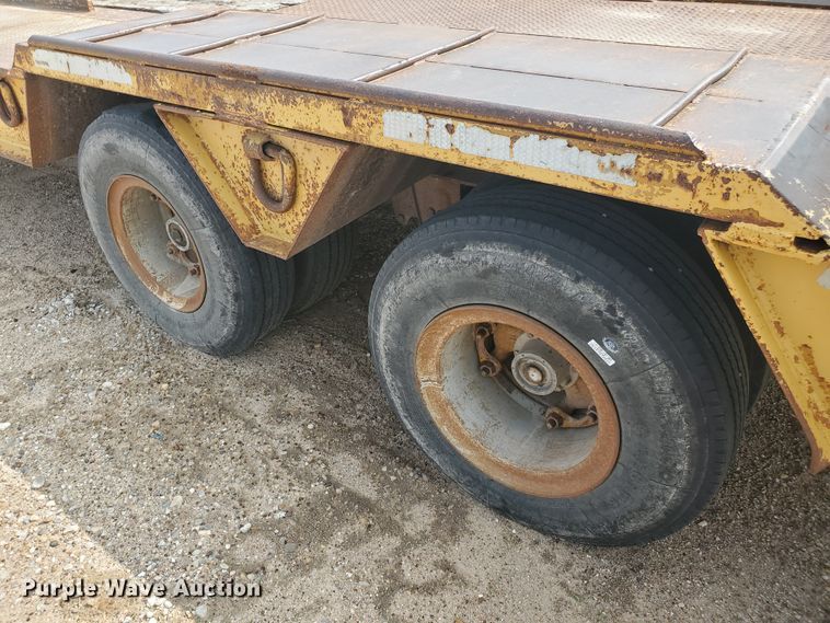 image for item DD0321 1982 Tech Steel equipment trailer