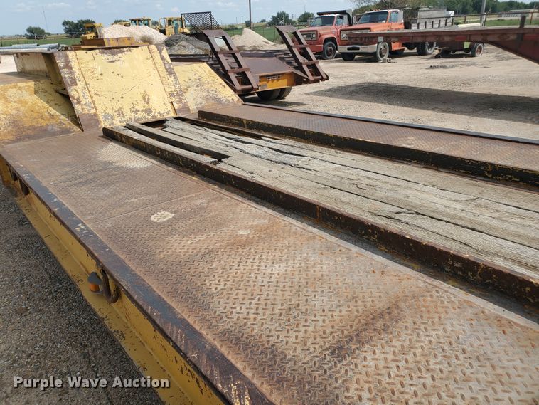 image for item DD0321 1982 Tech Steel equipment trailer