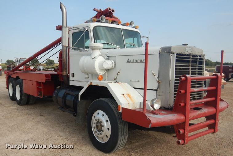 image for item DD0323 1981 Autocar  winch truck