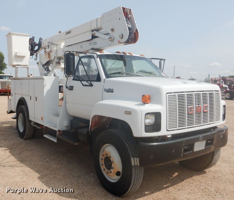 image for item DD0337 1993 GMC TopKick C6500  bucket truck