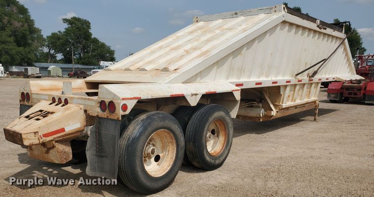image for item DD0357 1999 CPS bottom dump trailer