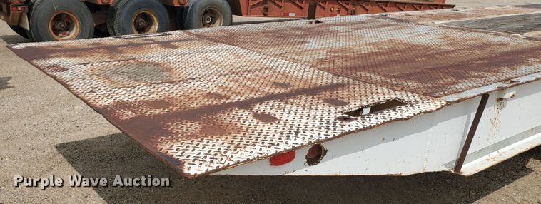 image for item DD0358 1981 Schwartz PFD-SD drop deck equipment trailer