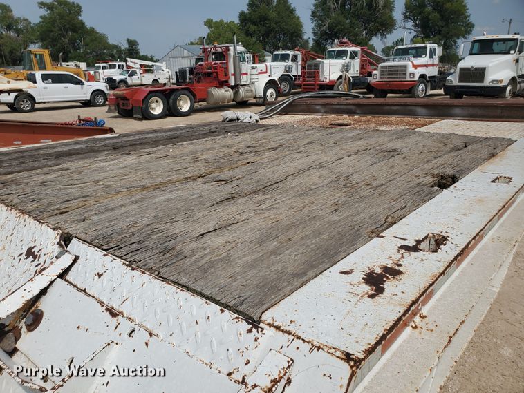 image for item DD0358 1981 Schwartz PFD-SD drop deck equipment trailer