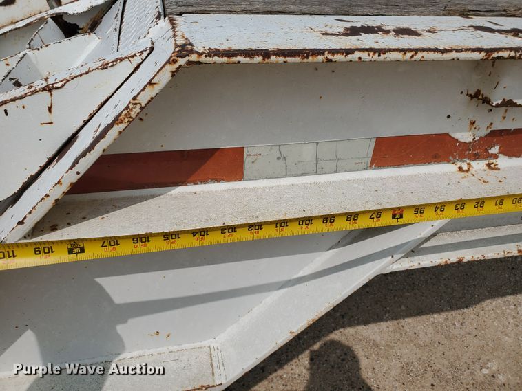 image for item DD0358 1981 Schwartz PFD-SD drop deck equipment trailer