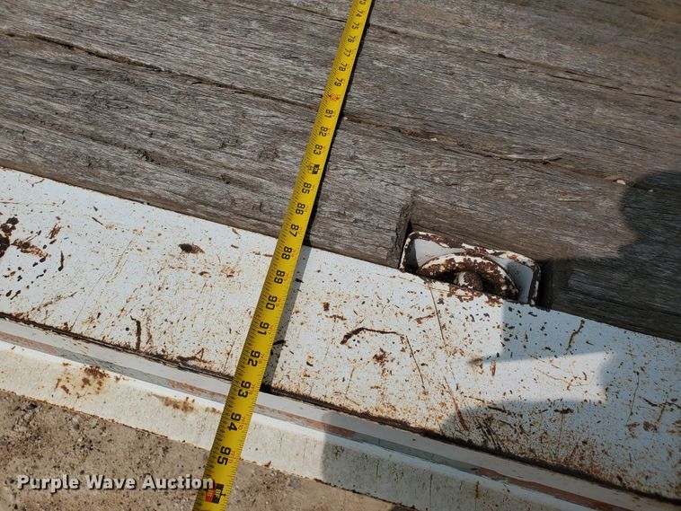 image for item DD0358 1981 Schwartz PFD-SD drop deck equipment trailer