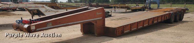 image for item DD0359 1984 Load Craft L3-50-S oilfield trailer