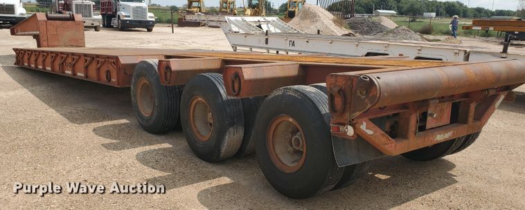 image for item DD0359 1984 Load Craft L3-50-S oilfield trailer