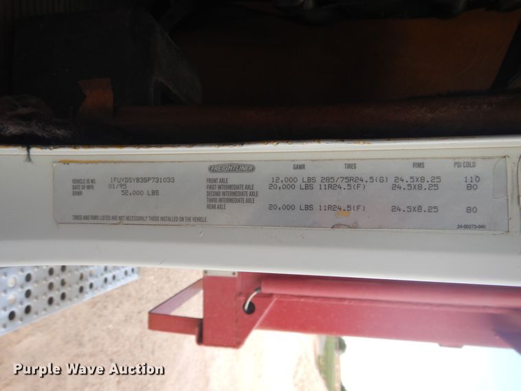 image for item DD0362 1995 Freightliner FLD  dump truck