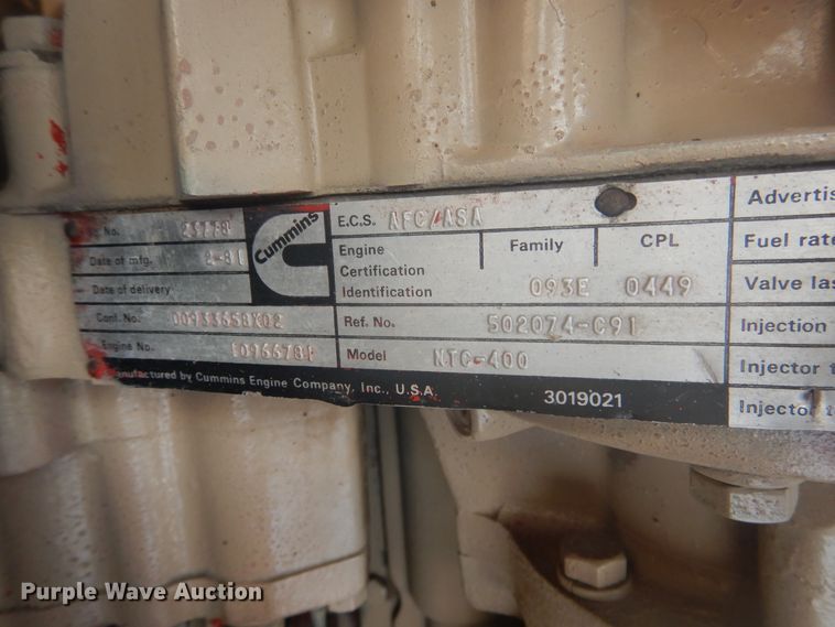 image for item DD0368 1989 International 9800  semi truck