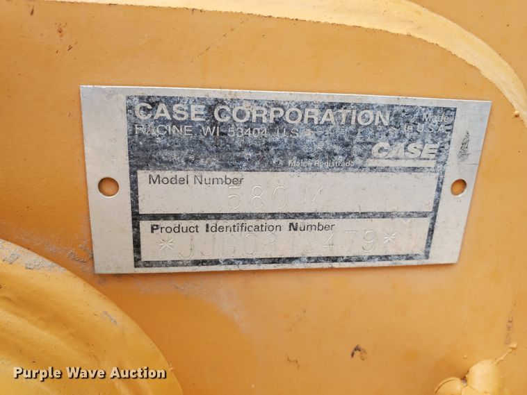 image for item DF5732 2003 Case 580M  backhoe