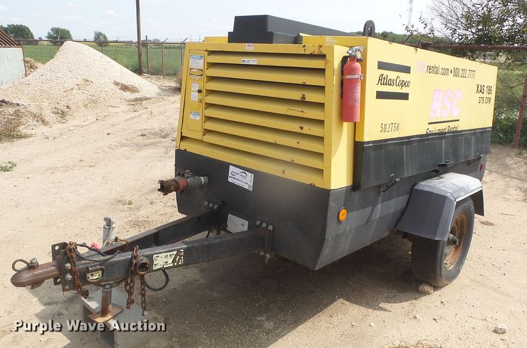 image for item DF5738 2005 Atlas Copco XAS186  air compressor