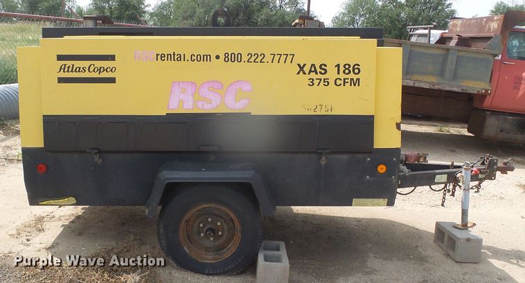 image for item DF5738 2005 Atlas Copco XAS186  air compressor