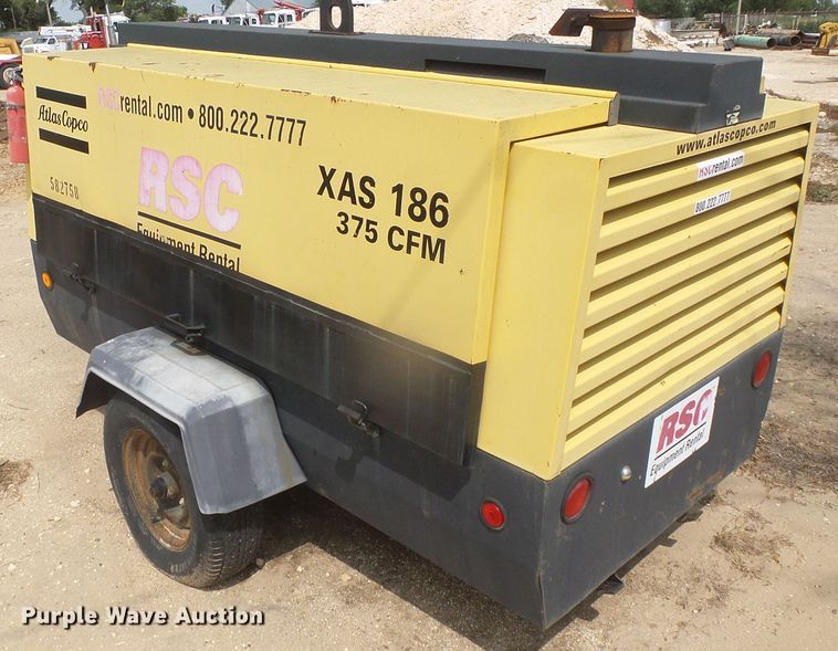 image for item DF5738 2005 Atlas Copco XAS186  air compressor