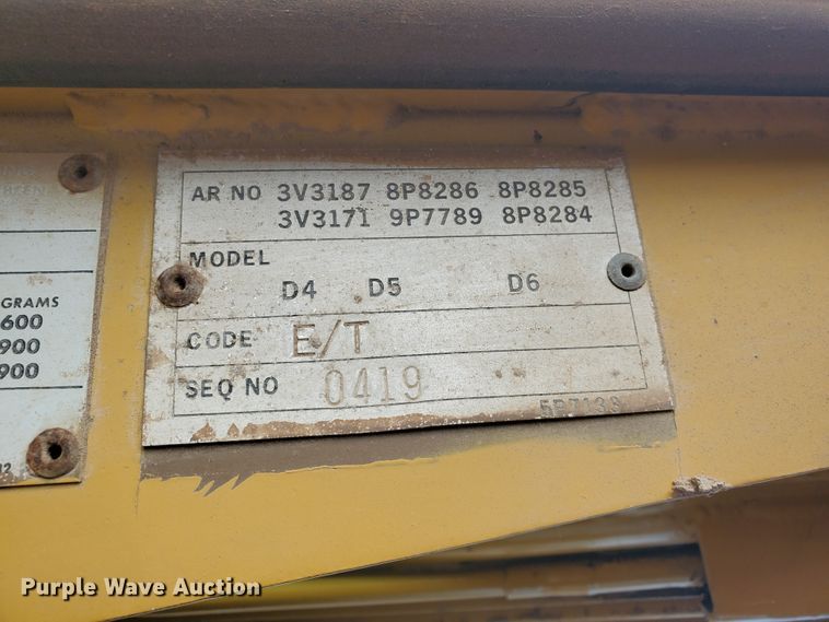 image for item DF5742 1978 Caterpillar D5B  dozer