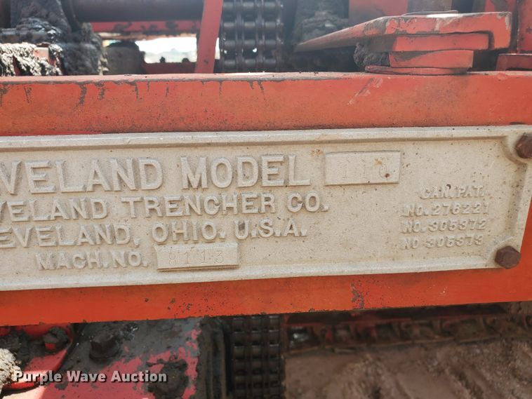 image for item DF5756 Cleveland 110  bucket wheel trencher