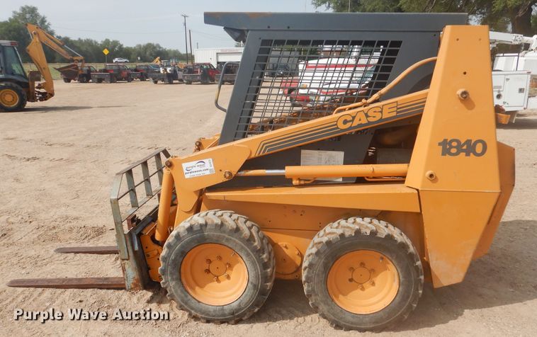 image for item DJ1075 1995 Case 1840  skid steer loader