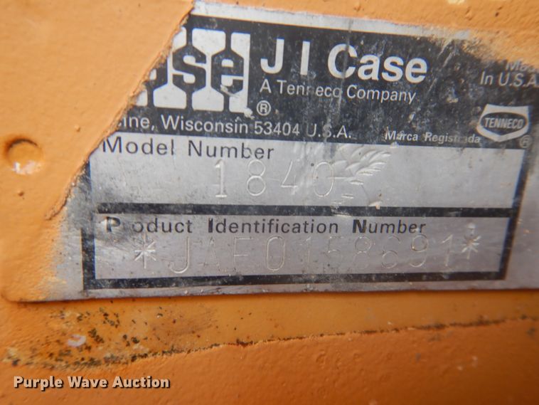 image for item DJ1075 1995 Case 1840  skid steer loader