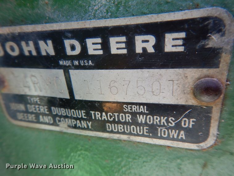image for item DG6959 John Deere 1520  tractor