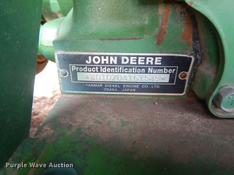 image for item DH0038 John Deere 1070  tractor