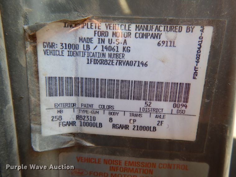 image for item DH5179 1994 Ford L8000  dump truck