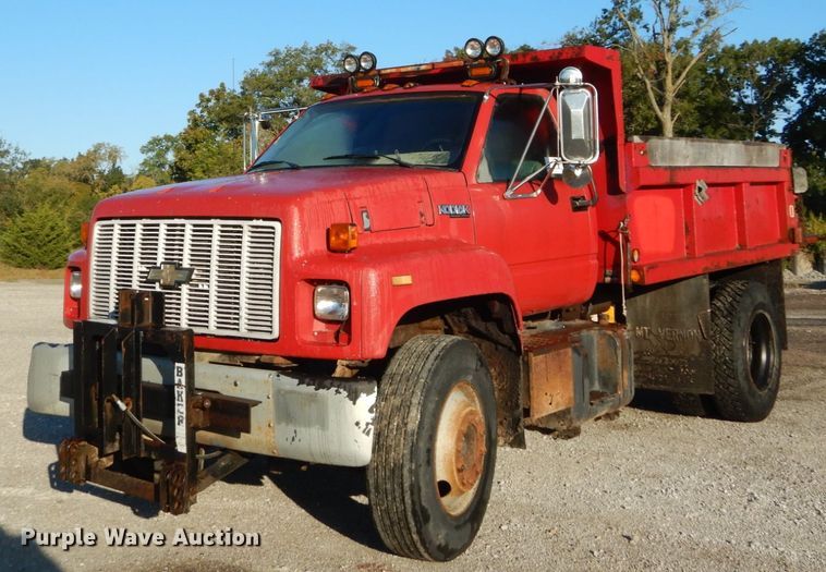 image for item DH5180 1990 Chevrolet C50 Kodiak  dump truck