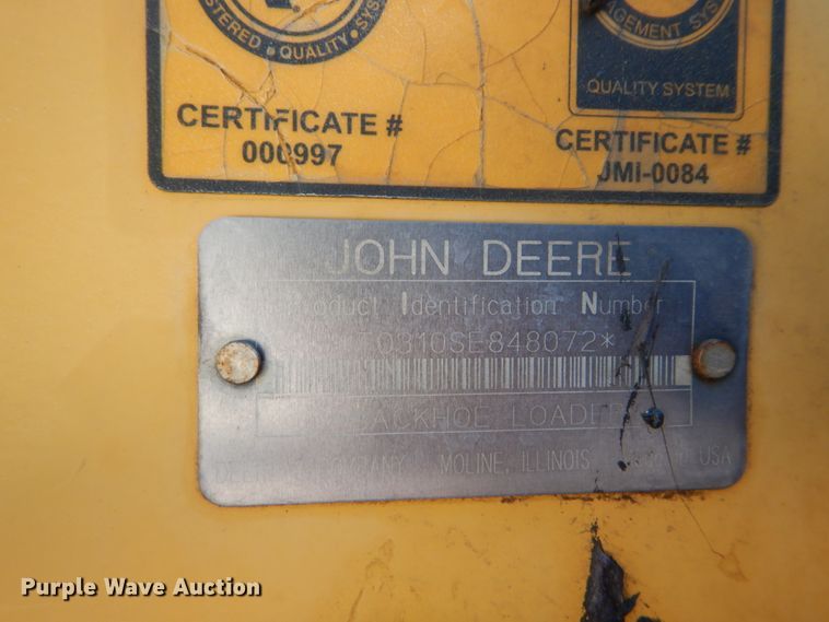 image for item DH5198 1998 John Deere 310SE  backhoe