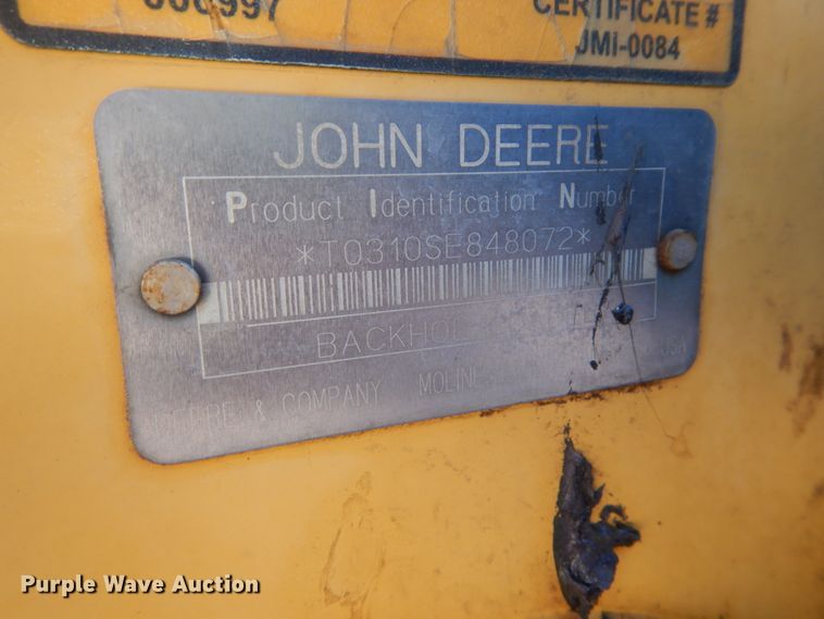 image for item DH5198 1998 John Deere 310SE  backhoe
