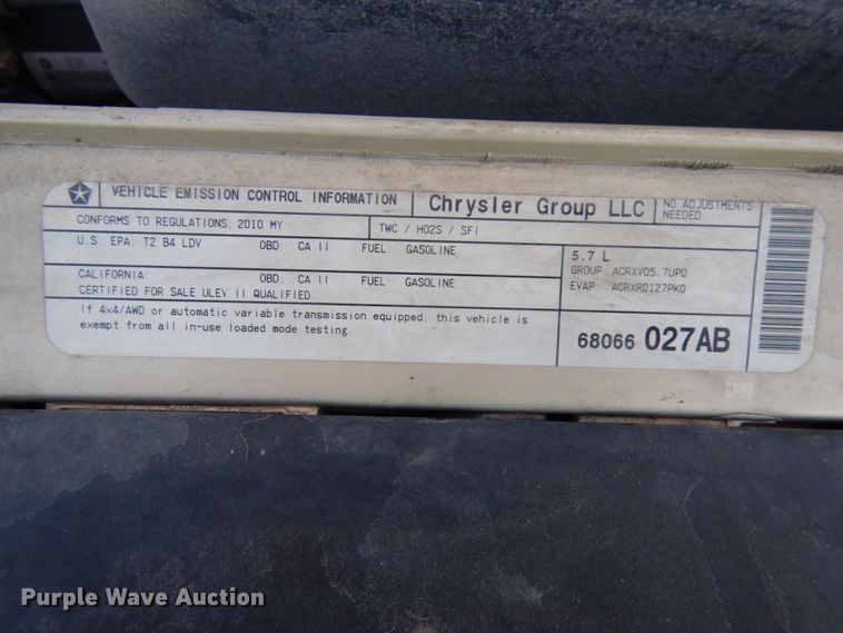 image for item DH6670 2010 Dodge Charger