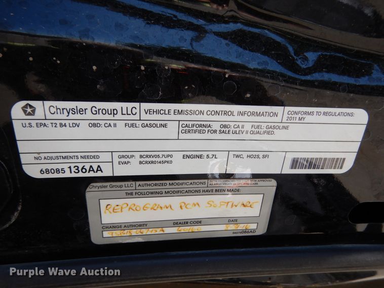 image for item DH6671 2011 Dodge Charger Police