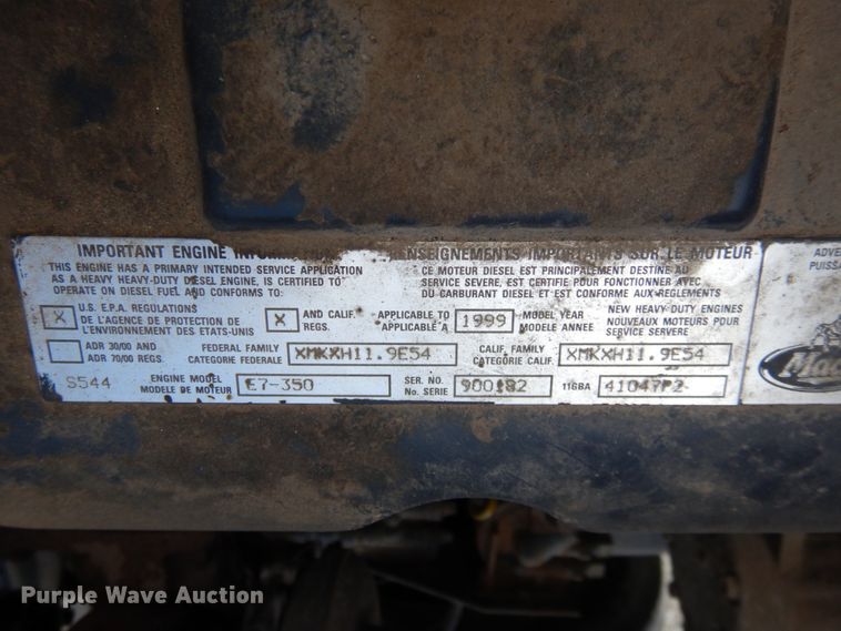 image for item DH6676 2000 Mack RD688S  dump truck