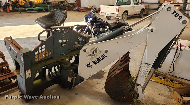 image for item DY9979 Bobcat 709 skid steer backhoe attachment