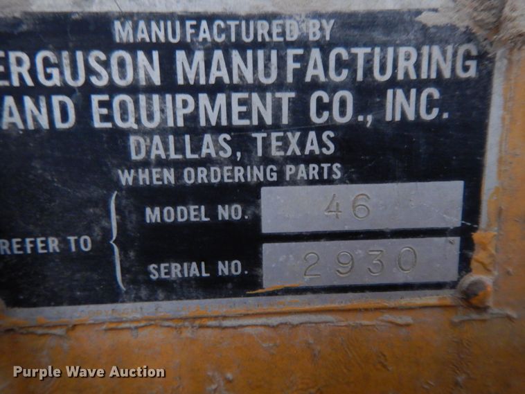 image for item FG9514 Ferguson 46  double drum roller compactor