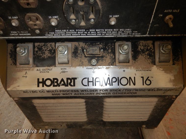 image for item FG9525 Hobart Champion 16  generator