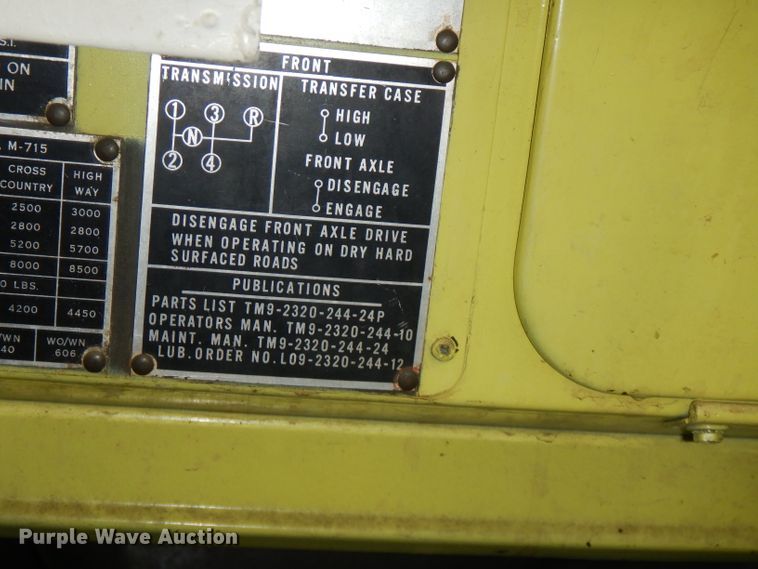 image for item FR9047 1968 Kaiser Jeep 3521  brush fire truck