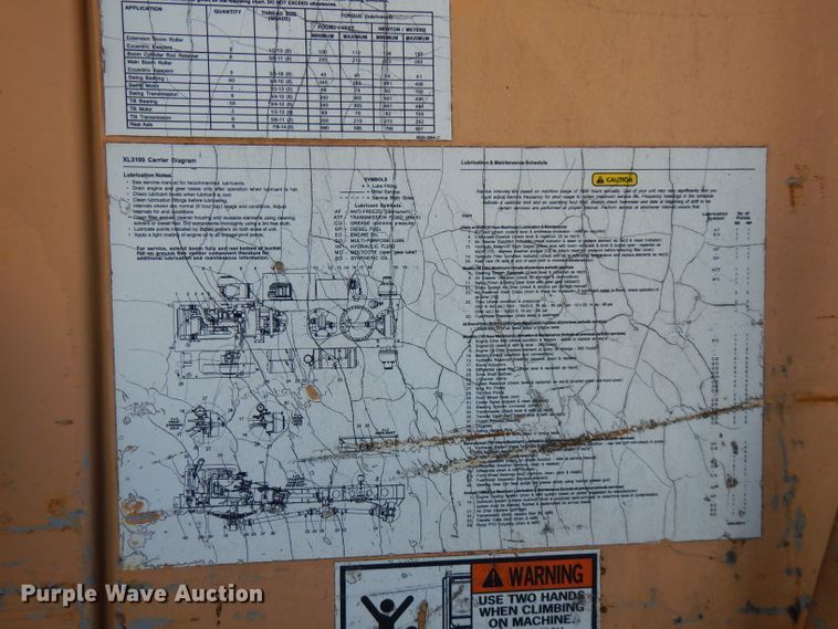 image for item FR9118 2002 Gradall XL3100  rubber tired excavator