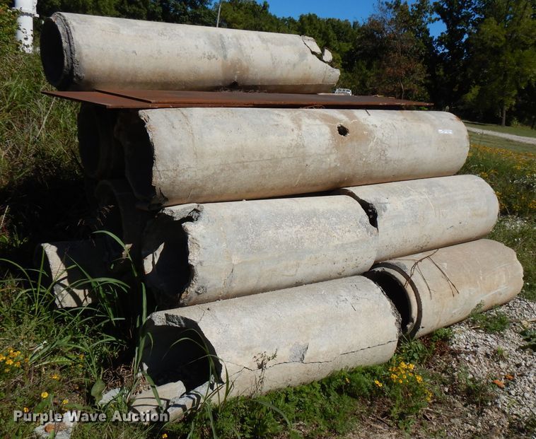 image for item FR9121 Approximately 17 concrete culverts
