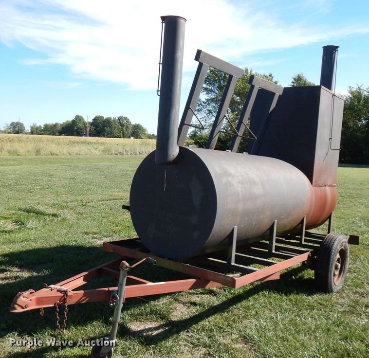 image for item FR9133 Shop built smoker trailer