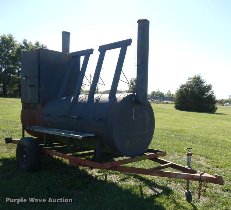 image for item FR9133 Shop built smoker trailer