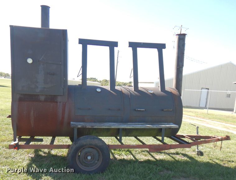image for item FR9133 Shop built smoker trailer