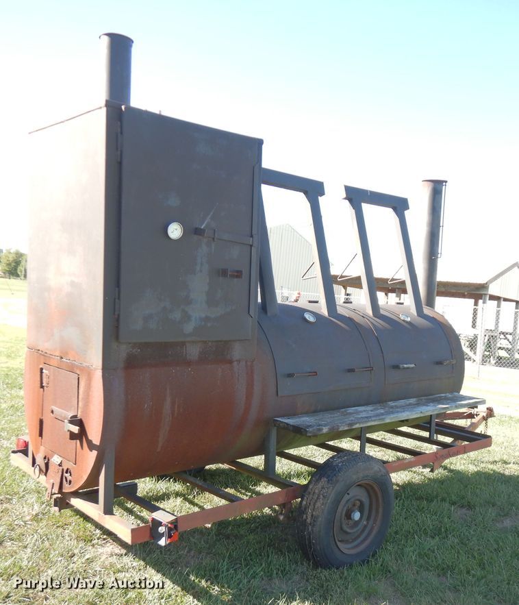 image for item FR9133 Shop built smoker trailer
