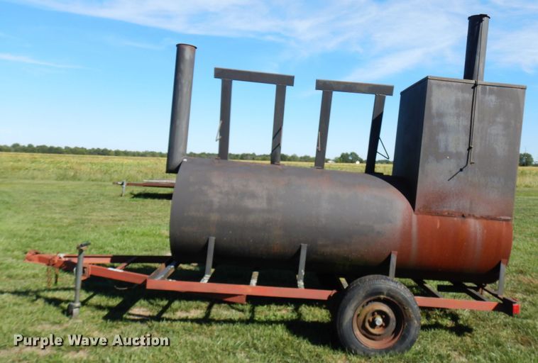 image for item FR9133 Shop built smoker trailer