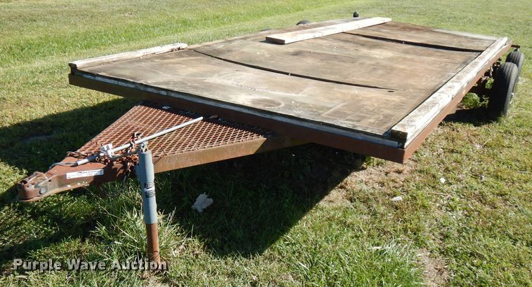 image for item FR9134 Shop built utility trailer