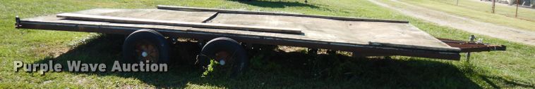 image for item FR9134 Shop built utility trailer