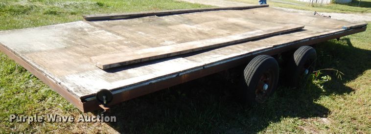 image for item FR9134 Shop built utility trailer