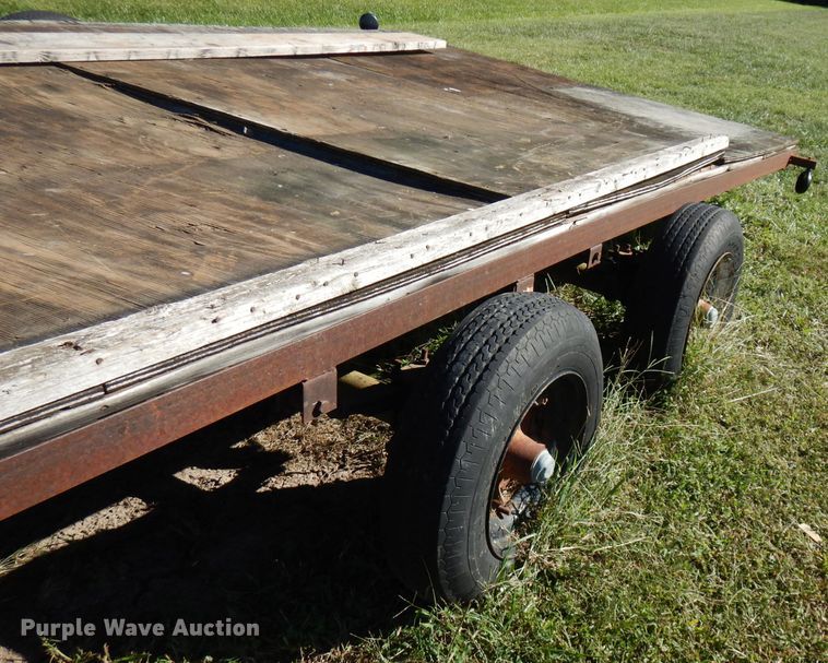 image for item FR9134 Shop built utility trailer