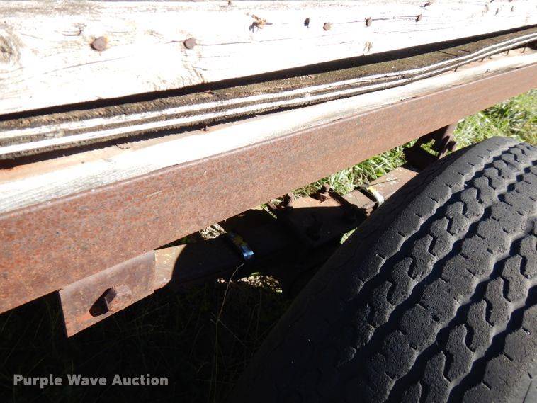 image for item FR9134 Shop built utility trailer